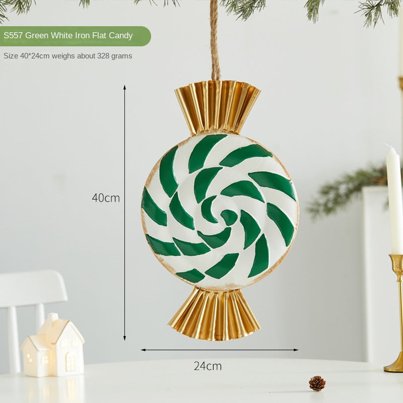 Christmas Metal Hanging Ornaments for Festive Charm