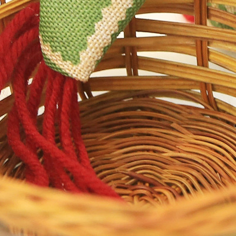 Christmas Candy Storage Basket & Festive Table Decor