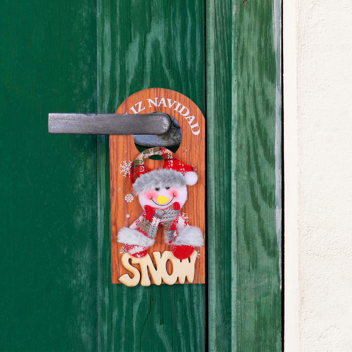 Christmas Door Handle Ornament for Cheerful Holiday Decor
