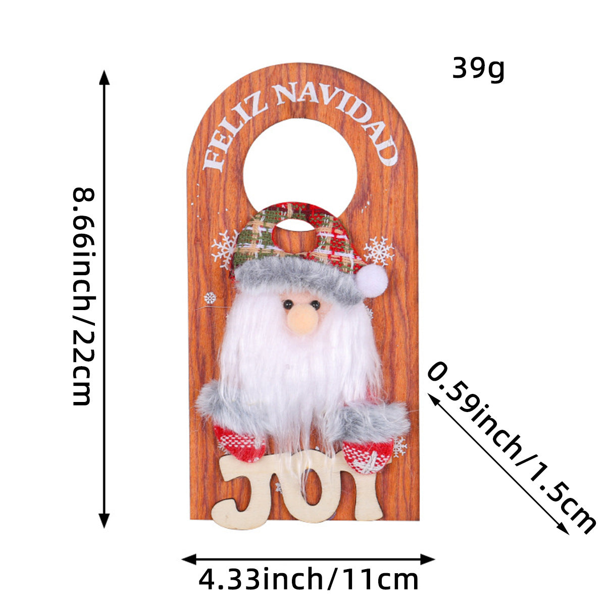 Christmas Door Handle Ornament for Cheerful Holiday Decor