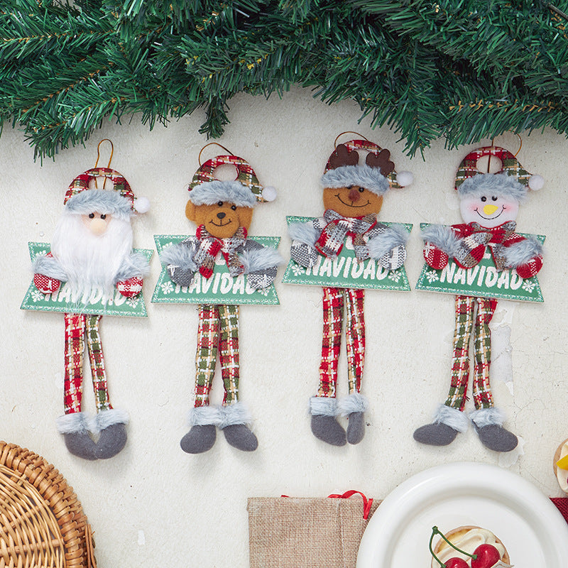 Christmas Character Ornaments Set for Playful Holiday Cheer