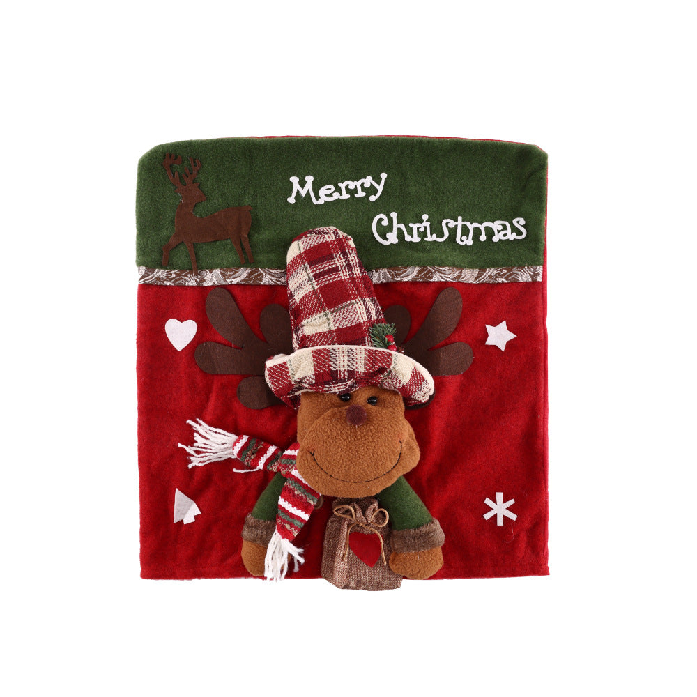 Christmas Chair Back Covers - Instant Holiday Table Charm