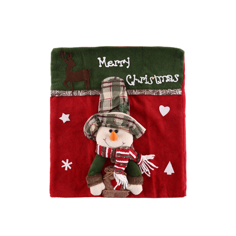 Christmas Chair Back Covers - Instant Holiday Table Charm