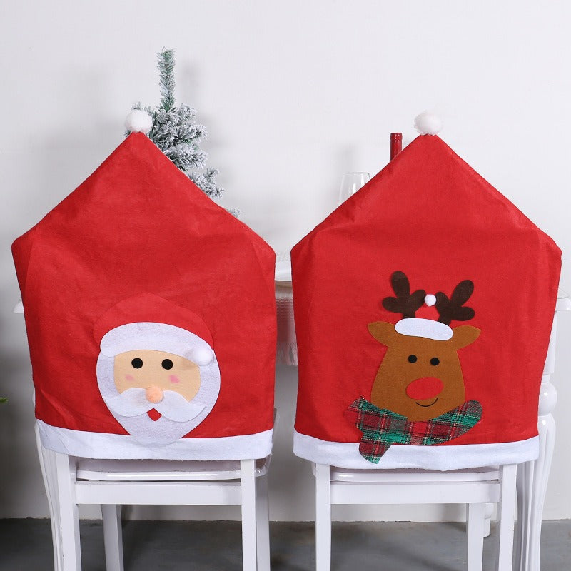 Christmas Chair Cover for Cheerful Holiday Dining Spaces