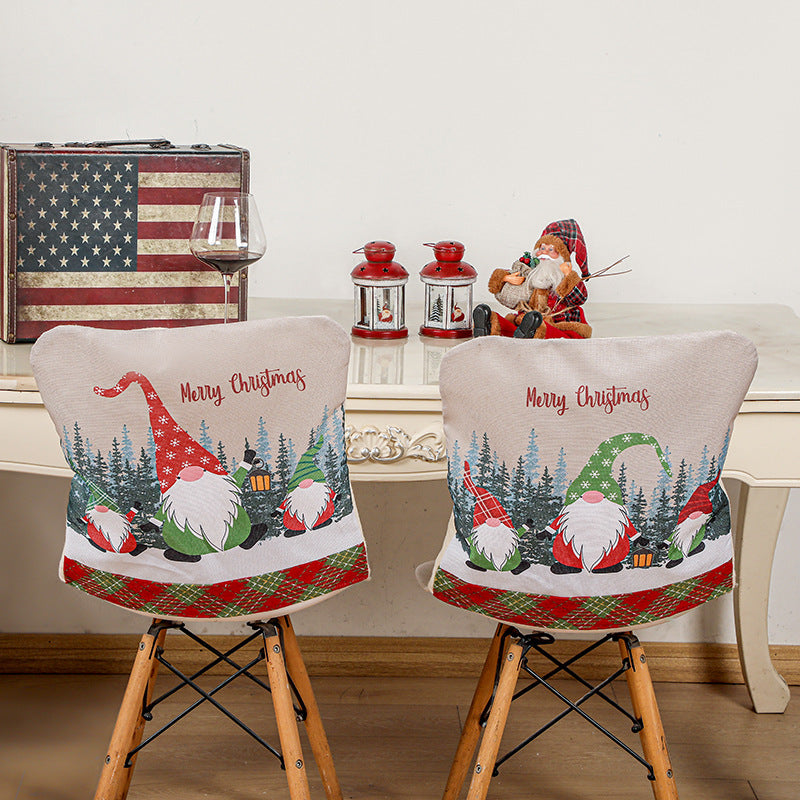 Christmas Chair Covers for Coordinated Holiday Dining