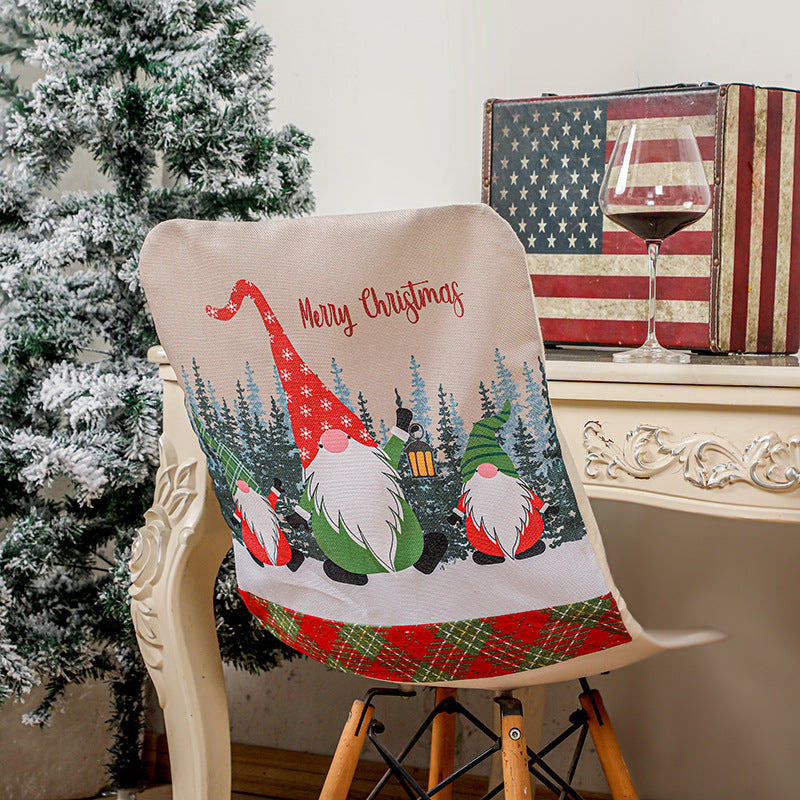 Christmas Chair Covers for Coordinated Holiday Dining
