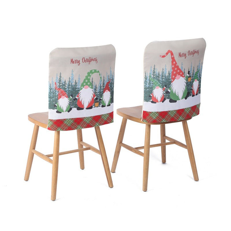 Christmas Chair Covers for Coordinated Holiday Dining