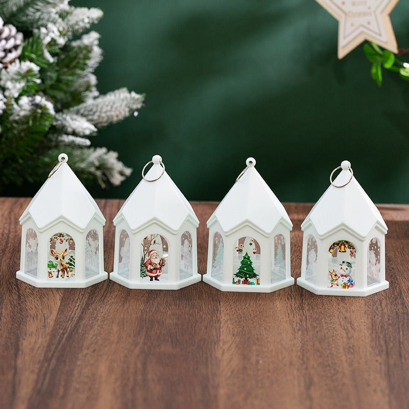 Christmas Lantern Night Light With Warm Holiday Glow