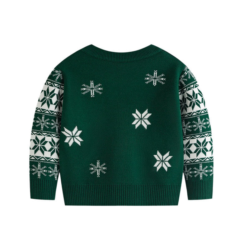 Christmas Children's Sweater - Festive Reindeer Knit