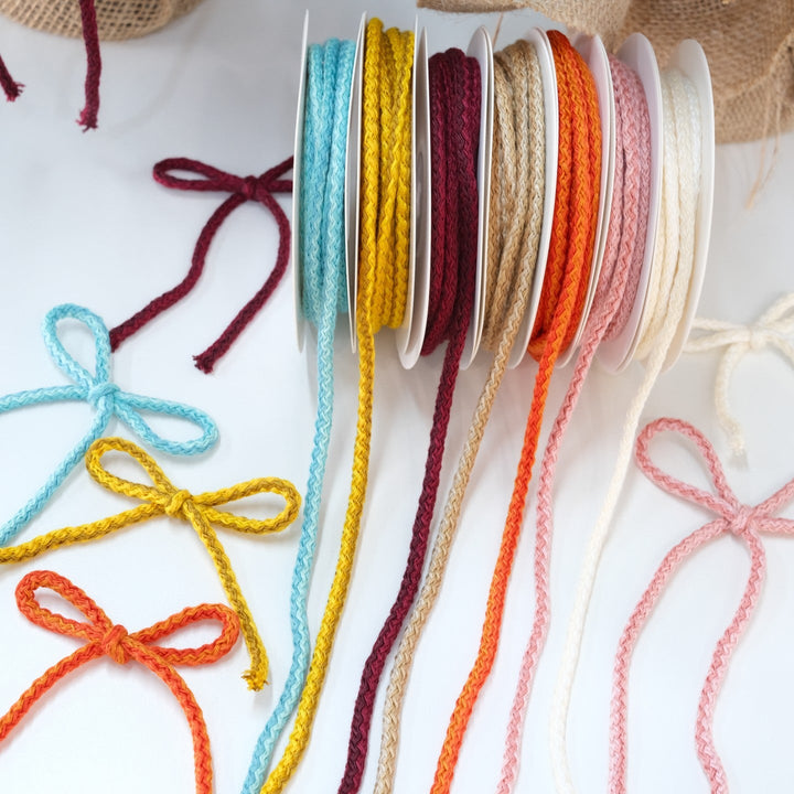 Cable Knit Christmas Ribbon for Textured Gift Bows
