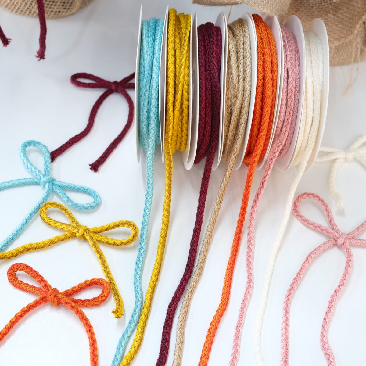 Cable Knit Christmas Ribbon for Textured Gift Bows