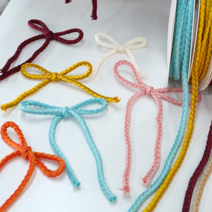 Cable Knit Christmas Ribbon for Textured Gift Bows