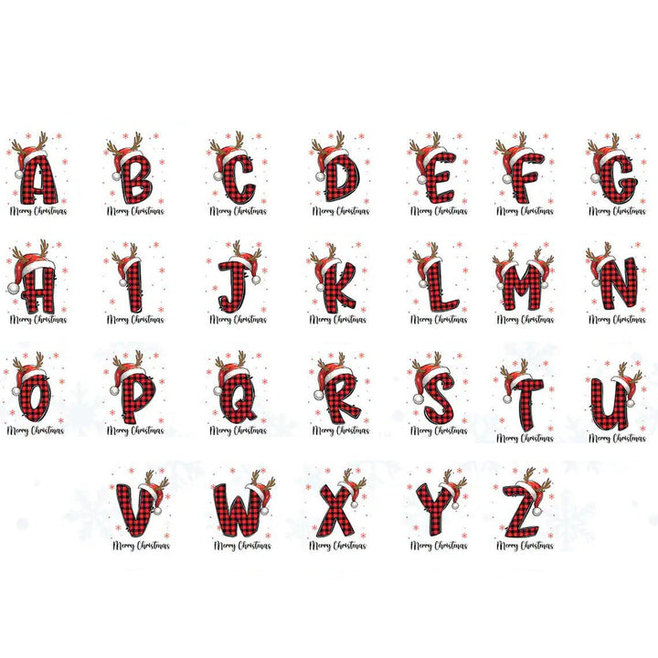 Christmas Cotton Gift Bag – Reusable Plaid Letter Sack