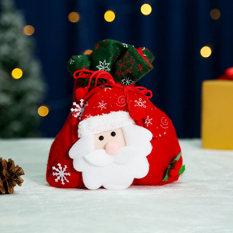Christmas Gift Bag for Kids | Reusable Candy Pouch Holder