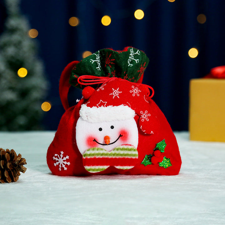 Christmas Gift Bag for Kids | Reusable Candy Pouch Holder