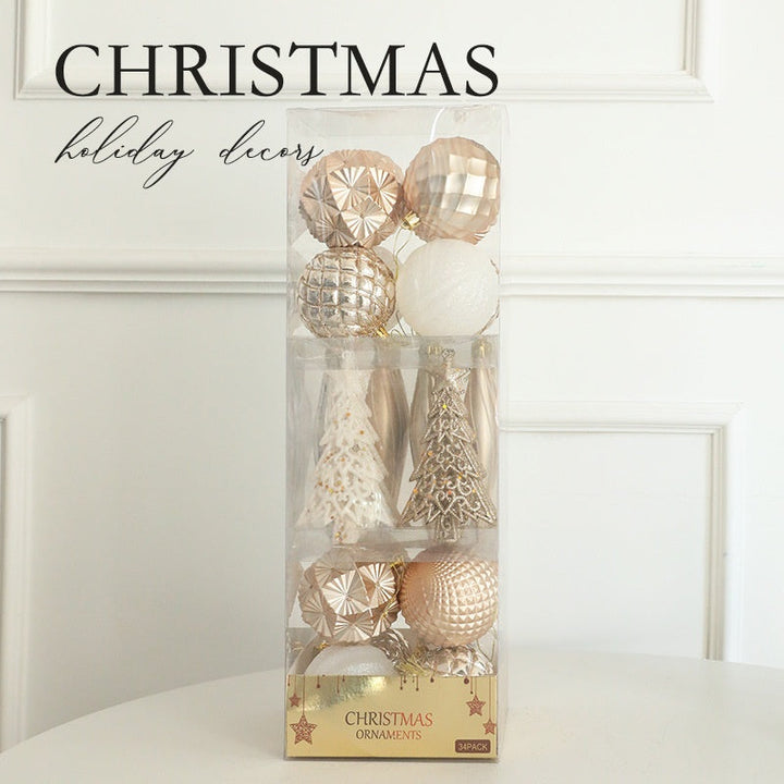 Christmas Ornaments Set for a Layered Tree Display