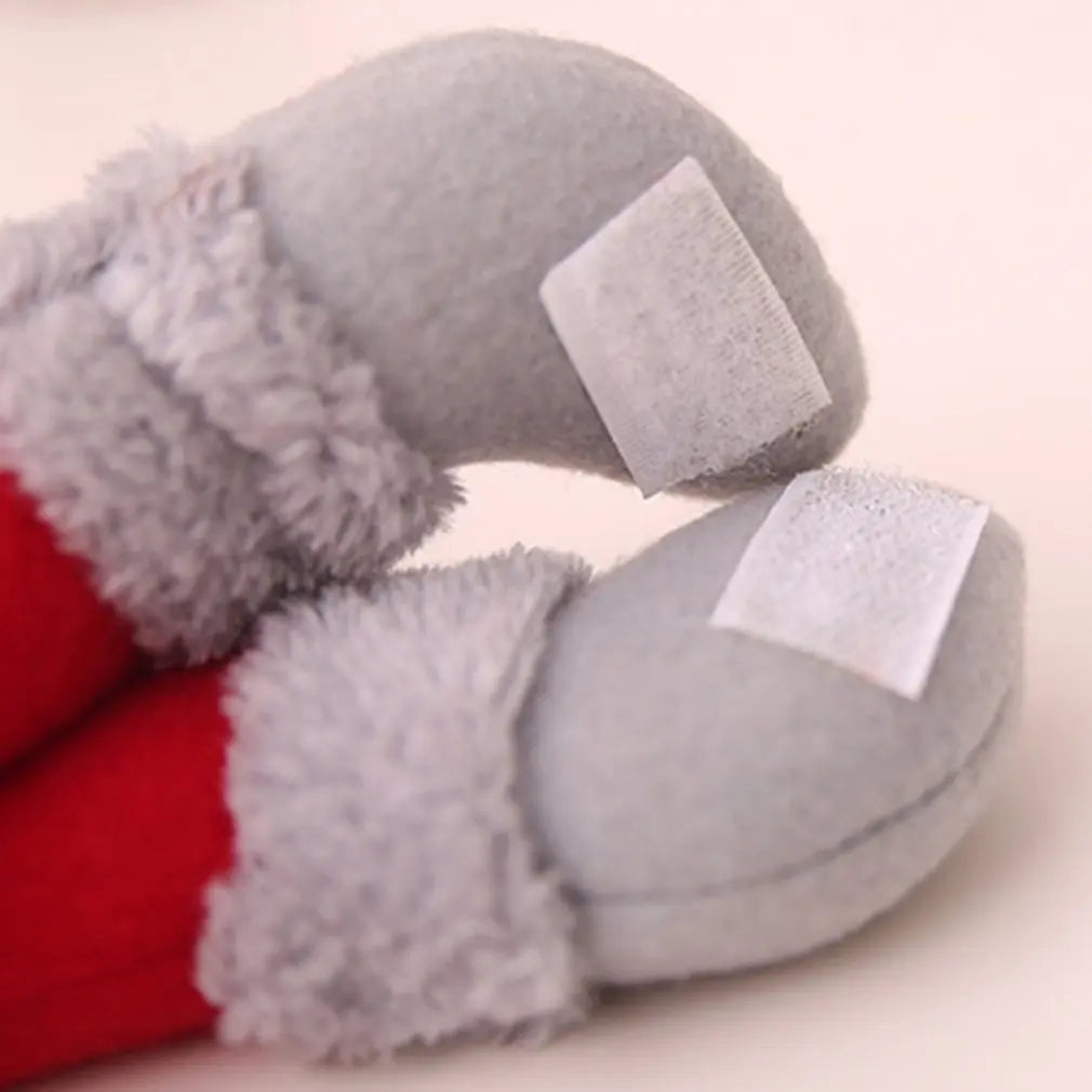 Plush Reindeer Curtain Buckle for Christmas Windows