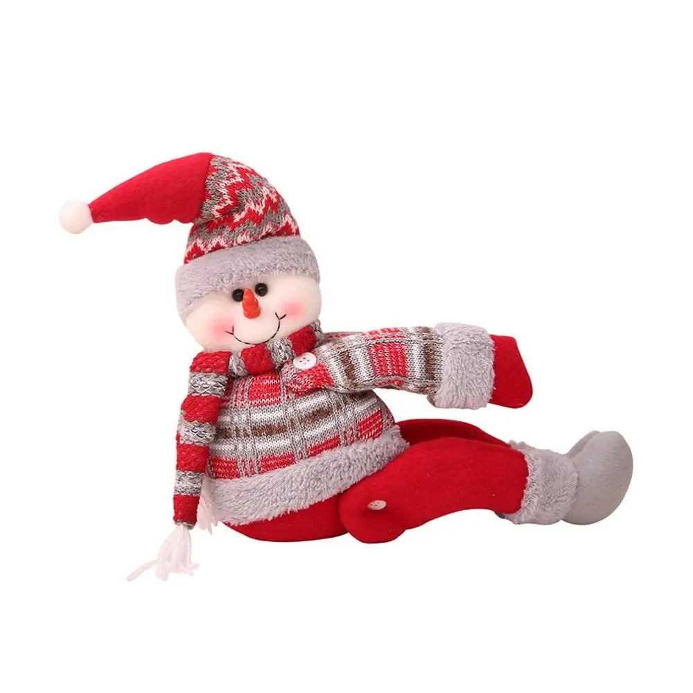Plush Reindeer Curtain Buckle for Christmas Windows