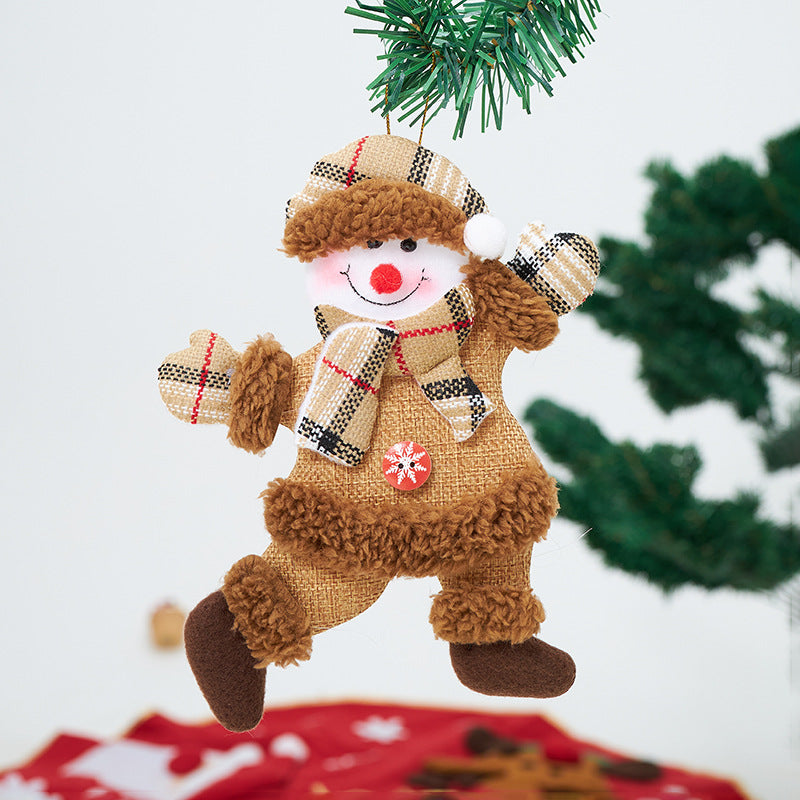 Christmas Fabric Ornaments for Cozy Rustic Tree Decor