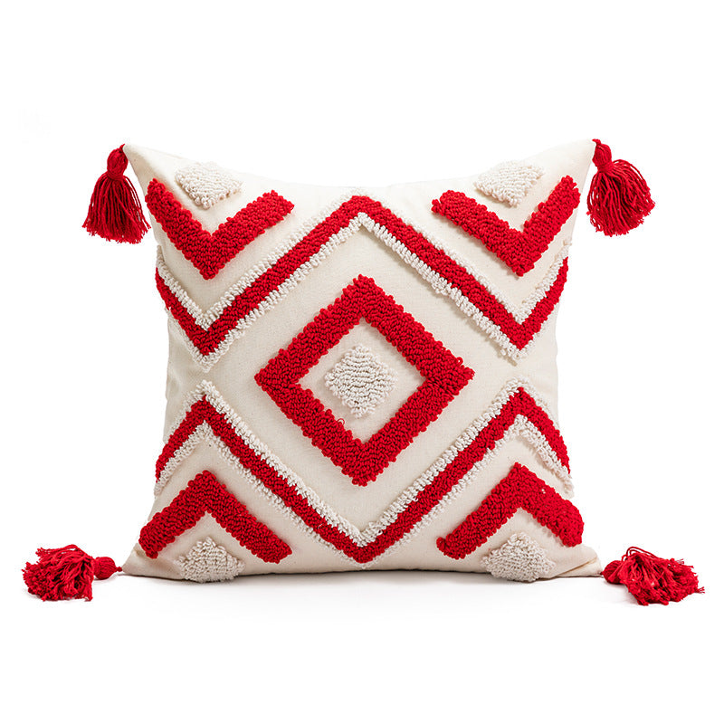Christmas Embroidered Pillow Covers for Cozy Holiday Decor