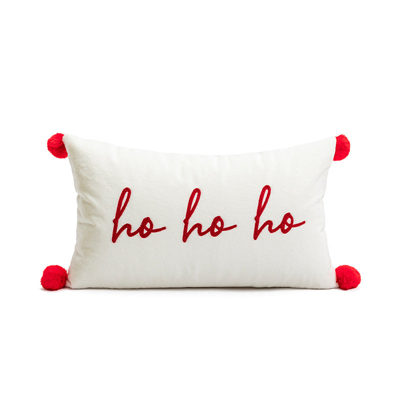 Christmas Embroidered Pillow Covers for Cozy Holiday Decor