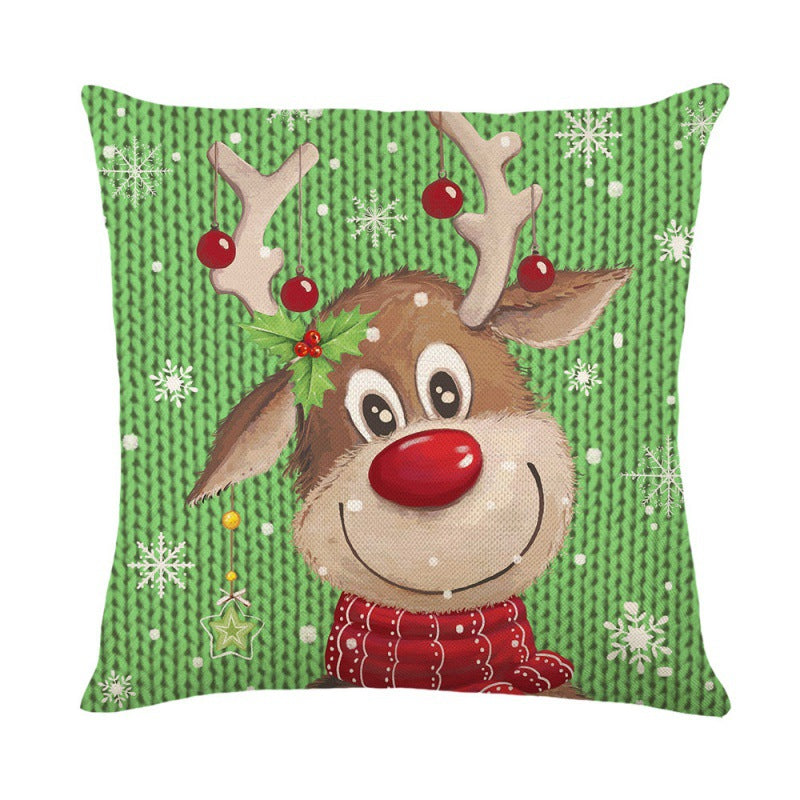 Christmas Pillowcase Covers for Festive Sofa Decor
