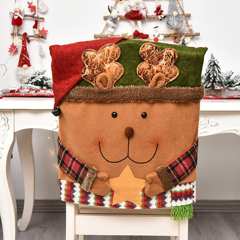 Christmas Character Chair Covers for a Festive Dining Room