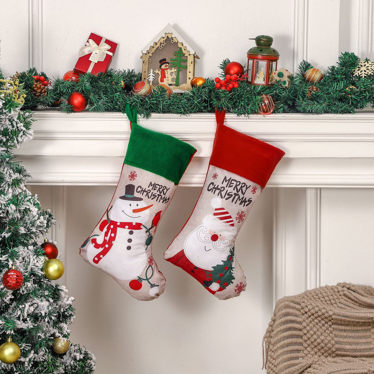 Christmas Stockings Set for Magical Holiday Gift Displays