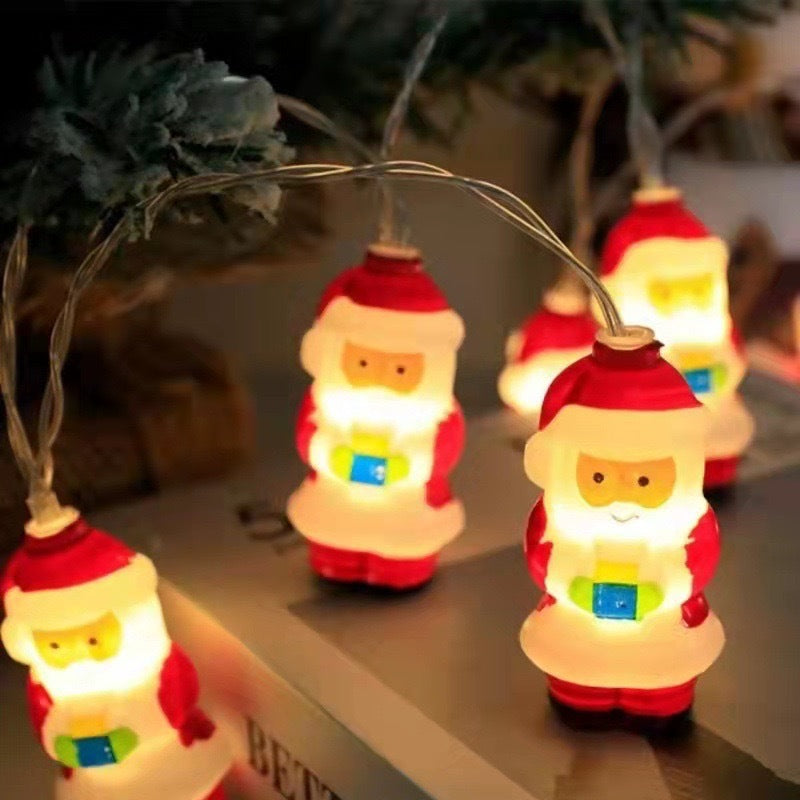 Christmas String Lights With Snowmen for Festive Glow
