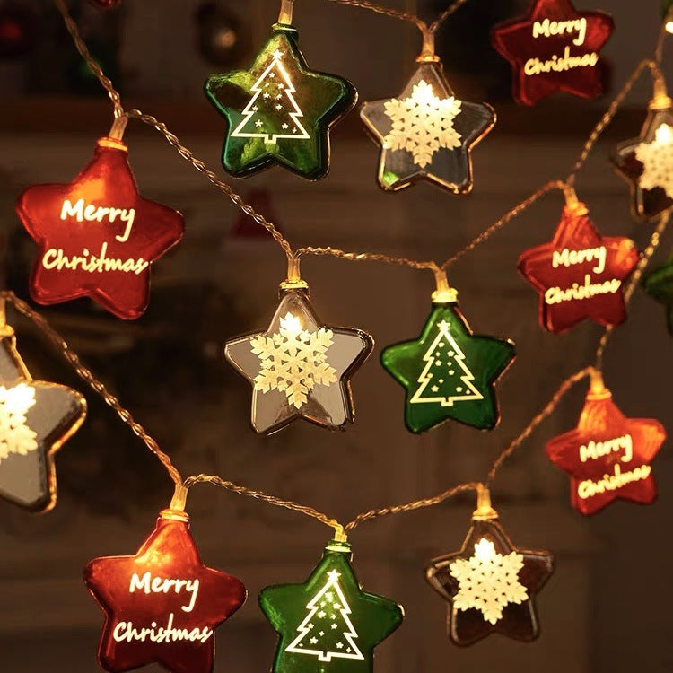 Christmas String Lights With Snowmen for Festive Glow