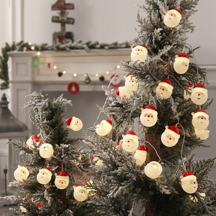 Christmas String Lights With Snowmen for Festive Glow