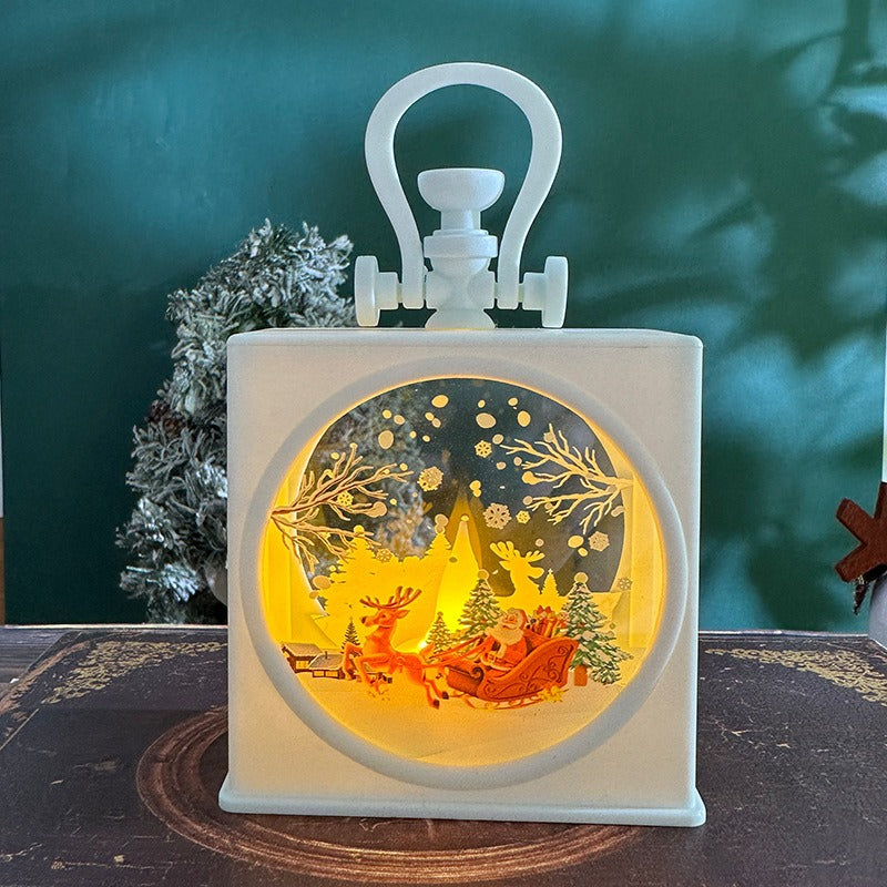Christmas Night Light: Warm Magical Holiday Glow Decor