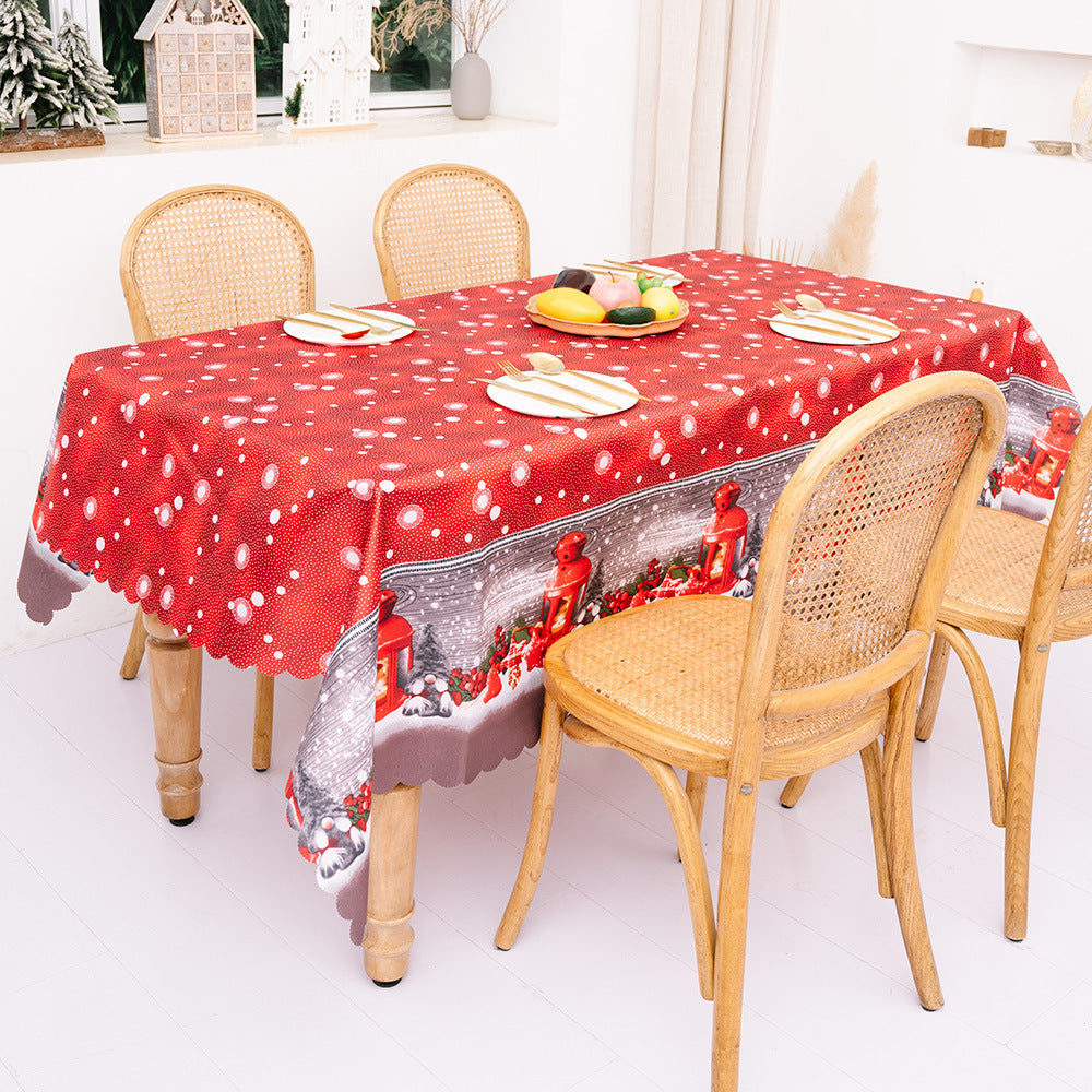 Christmas Tablecloth | Festive Holiday Centerpiece