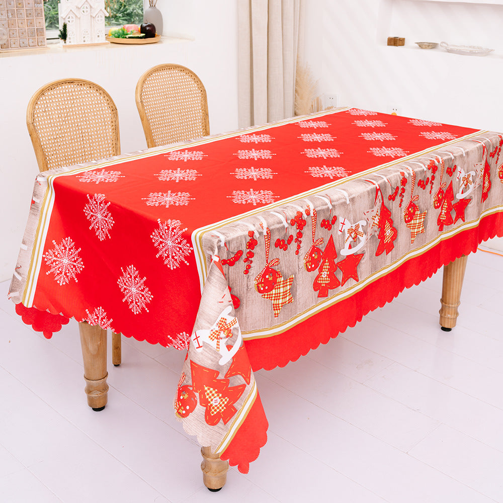 Christmas Tablecloth | Festive Holiday Centerpiece