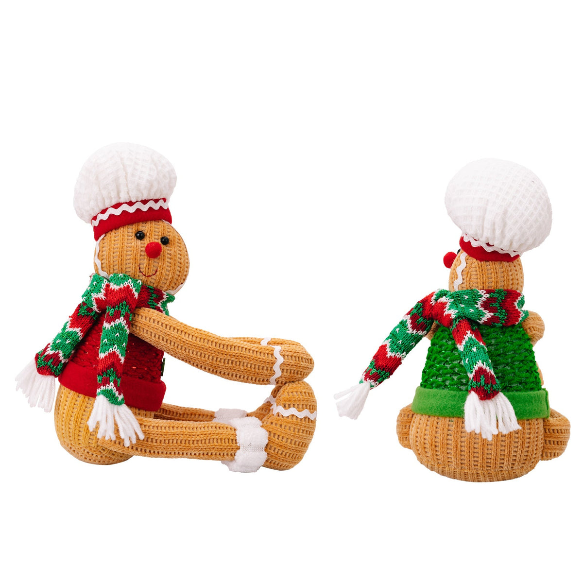 Christmas Curtain Tieback — Gingerbread Holiday Cheer