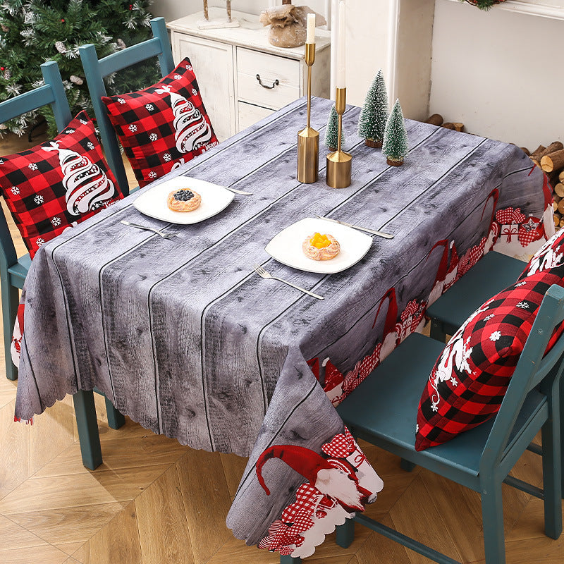 Christmas Tablecloth Festive Holiday Dining Table Decor