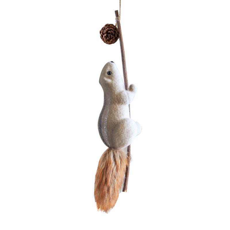 Christmas Squirrel Ornaments for Woodland Tree Character