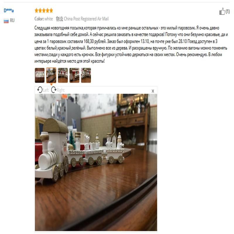 Wooden Christmas Train Decor for Cheerful Festive Displays