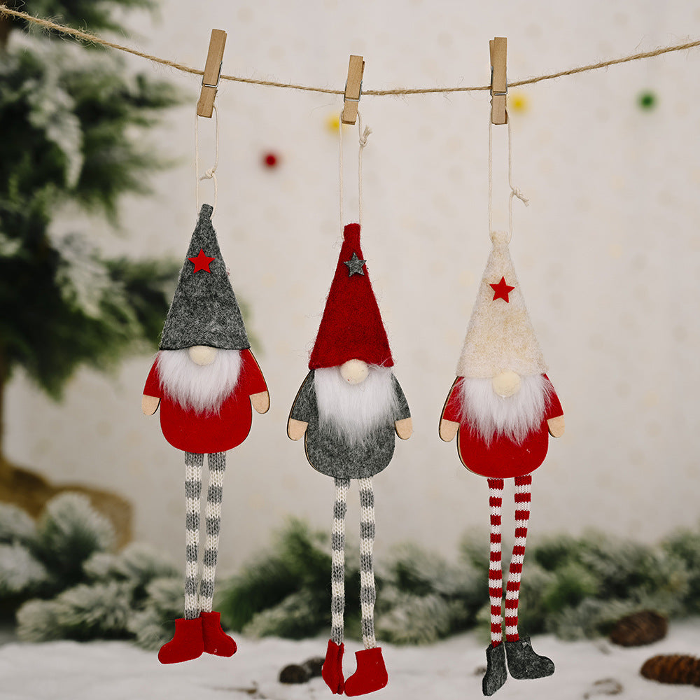 Hanging Gnome Christmas Ornaments | 3-Piece Decor Set