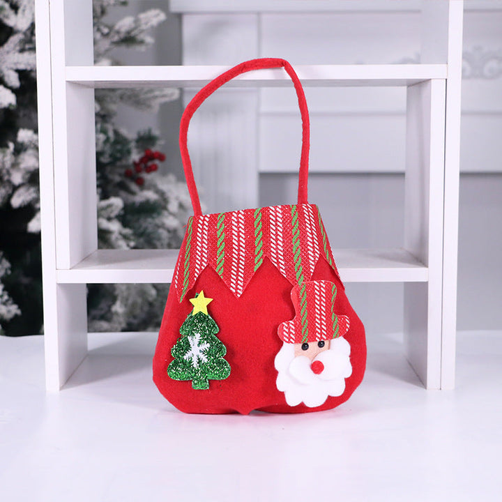 Reusable Christmas Gift Bags for Santa & Snowman Duo