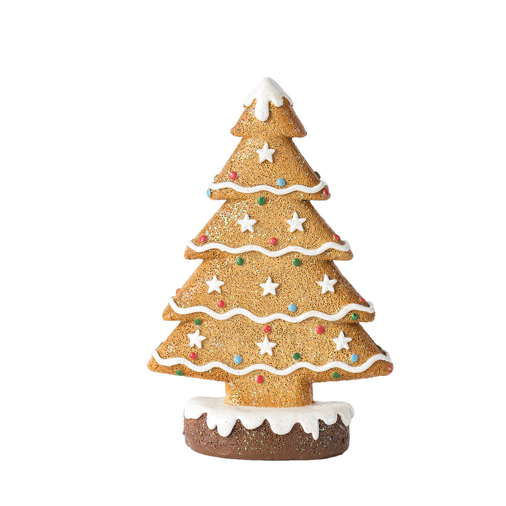 Gingerbread Christmas Tree Tabletop Holiday Decoration