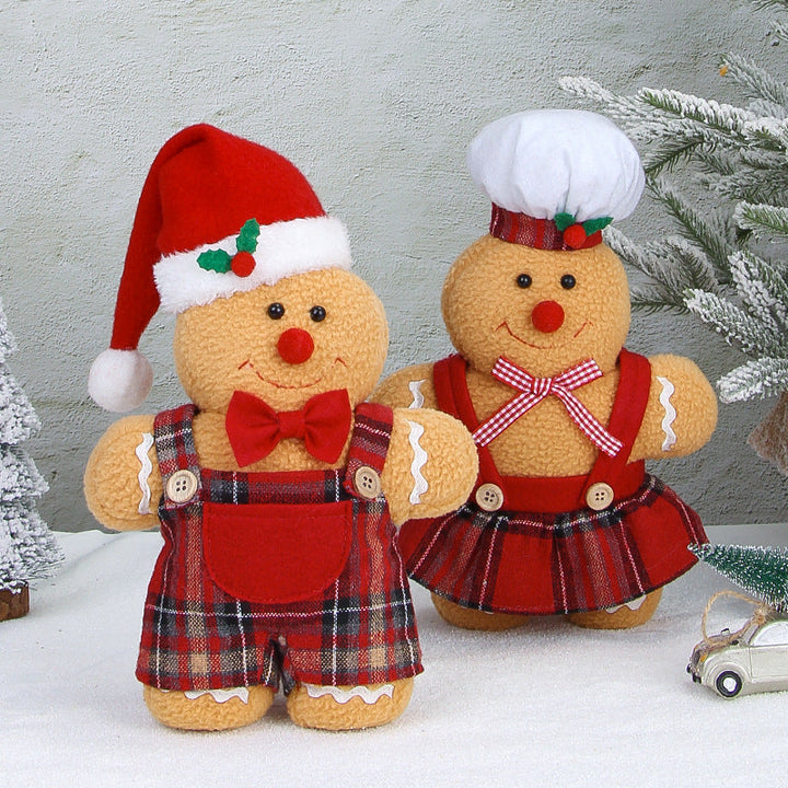 Gingerbread Christmas Figurines for a Festive Display