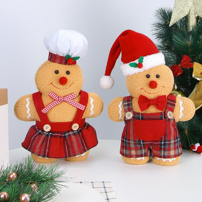 Gingerbread Christmas Figurines for a Festive Display
