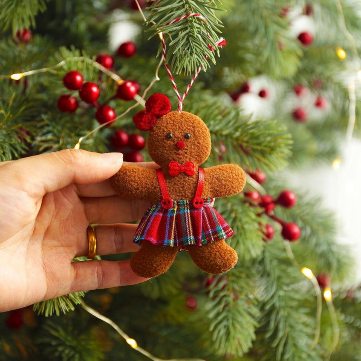 Gingerbread Man Ornaments for Festive Christmas Trees