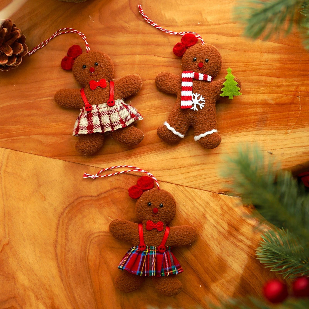 Gingerbread Man Ornaments for Festive Christmas Trees