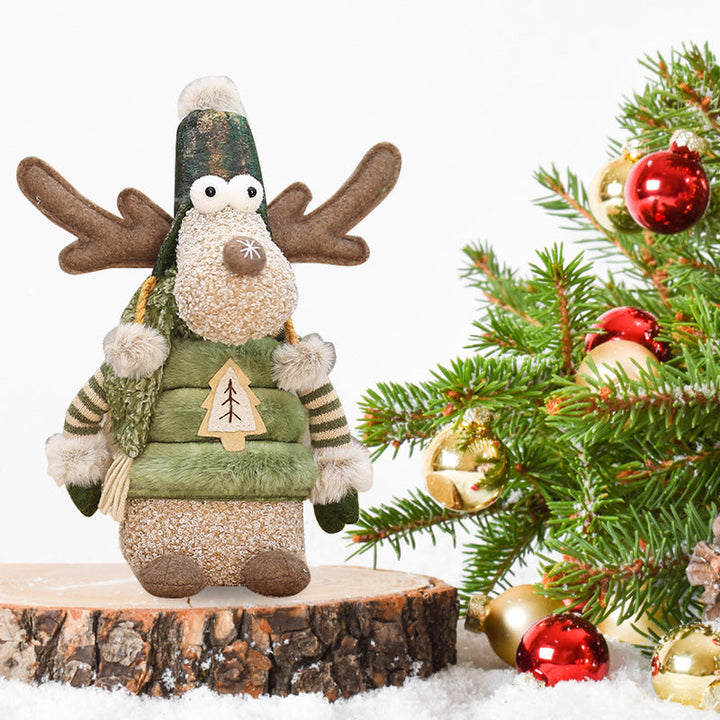 Christmas Reindeer Figurine for Cozy Holiday Displays