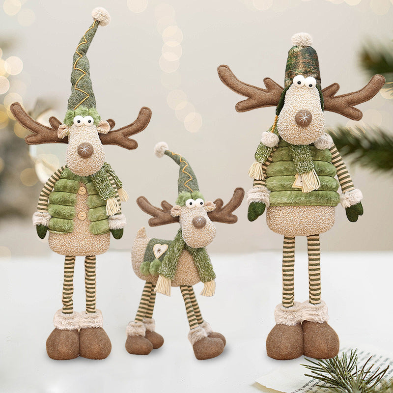 Christmas Reindeer Figurine for Cozy Holiday Displays