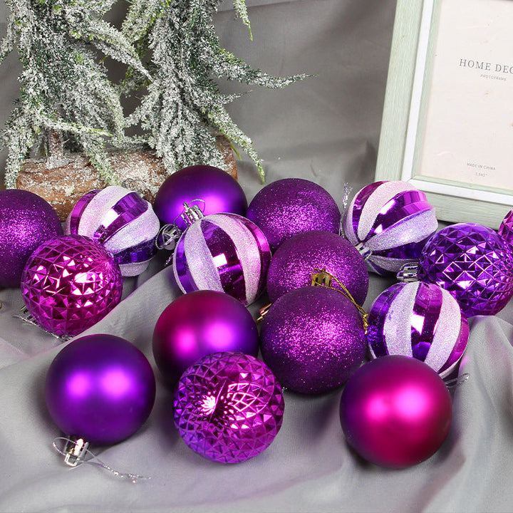 Christmas Bauble Set 6cm Colorful Tree Ornament Set