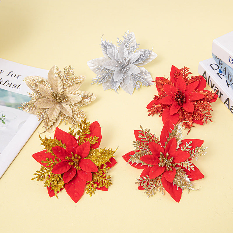 Christmas Garland Flower for Sparkling Holiday Decor