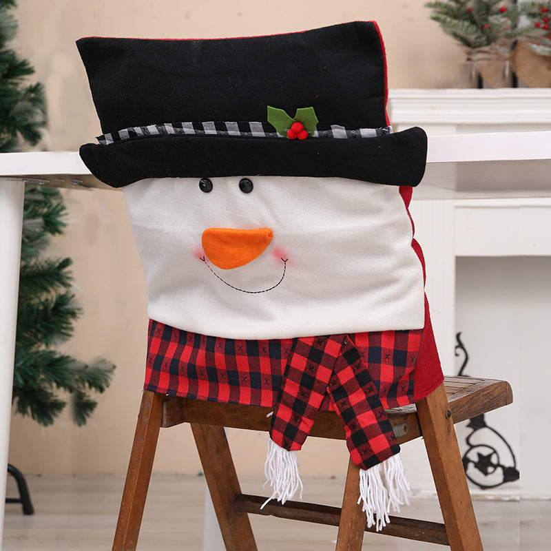Christmas Chair Covers for Festive Santa & Snowman Seats